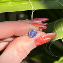 Load image into Gallery viewer, Tanzanite Stacker Ring - Size 8.5
