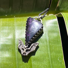 Load image into Gallery viewer, Purpurite Bat Pendant