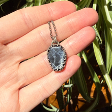 Load image into Gallery viewer, Sodalite Coffin Pendant