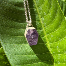 Load image into Gallery viewer, Amethyst Coffin Pendant