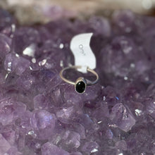 Load image into Gallery viewer, Onyx Stacker Ring - Size 7