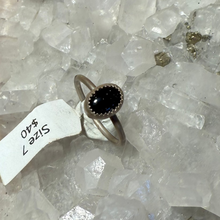 Load image into Gallery viewer, Onyx Stacker Ring - Size 10.25