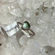 Load image into Gallery viewer, Tourmaline Stacker Ring - Size 9.5
