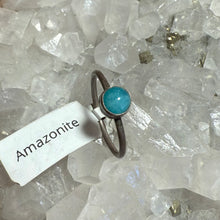 Load image into Gallery viewer, Amazonite Stacker Ring - Size 9.75