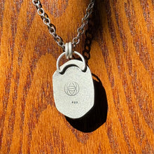 Load image into Gallery viewer, Trapiche Amethyst Freeform Sterling Silver Pendant