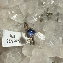 Load image into Gallery viewer, Tanzanite Stacker Ring - Size 8.75