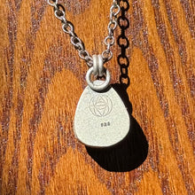 Load image into Gallery viewer, Trapiche Amethyst Teardrop Sterling Silver Pendant