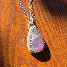Load image into Gallery viewer, Lepidolite Teardrop Sterling Silver Pendant