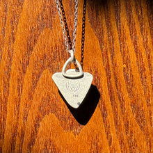 Load image into Gallery viewer, Trapiche Amethyst Triangle Sterling Silver Pendant