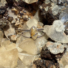 Load image into Gallery viewer, Rutilated Quartz Double Band Ring - Size 9