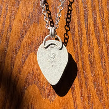 Load image into Gallery viewer, Rose Cut Amethyst Inverted Teardrop Sterling Silver Pendant
