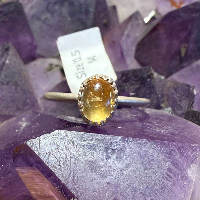 Citrine Stacker Ring - Size 10.5