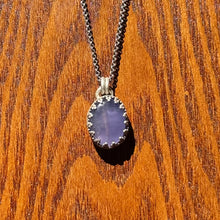 Load image into Gallery viewer, Purple Chalcedony Sterling Silver Pendant