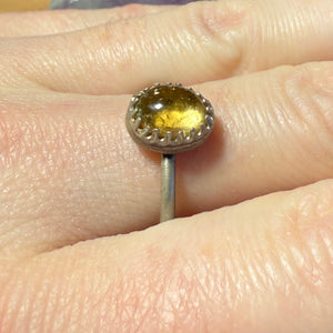 Citrine Stacker Ring - Size 10.5