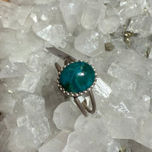 Load image into Gallery viewer, Chrysocolla Double Band Ring - Size 10.5