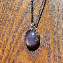 Load image into Gallery viewer, Purple Chalcedony Sterling Silver Pendant