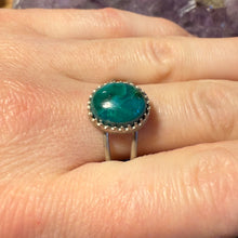 Load image into Gallery viewer, Chrysocolla Double Band Ring - Size 10.5