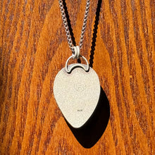 Load image into Gallery viewer, Chevron Amethyst Teardrop Sterling Silver Pendant