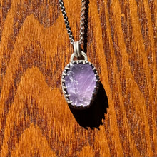 Load image into Gallery viewer, Amethyst Coffin Pendant