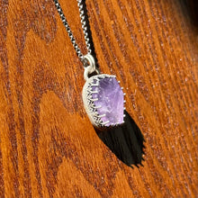 Load image into Gallery viewer, Amethyst Coffin Pendant