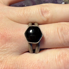 Load image into Gallery viewer, Onyx Double Band Ring - Size 9.25