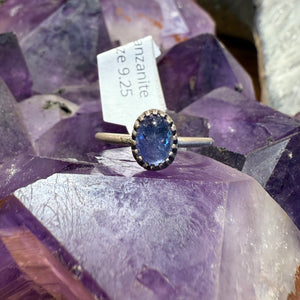 Tanzanite Stacker Ring - Size 9.25