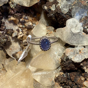 Tanzanite Stacker Ring - Size 9.25