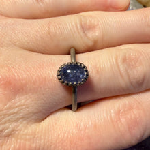 Load image into Gallery viewer, Tanzanite Stacker Ring - Size 9.25