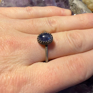Tanzanite Stacker Ring - Size 9.25