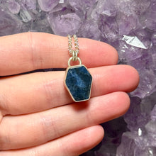 Load image into Gallery viewer, Sodalite Coffin Pendant