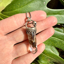 Load image into Gallery viewer, Garden Quartz Skull Pendant