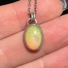 Load image into Gallery viewer, Opal Pendant - Serrated