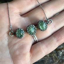 Load image into Gallery viewer, Green Kyanite Goddess Necklace