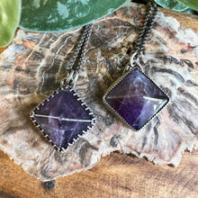 Load image into Gallery viewer, Amethyst Pyramid Pendant