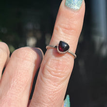 Load image into Gallery viewer, Garnet Stacker Ring - Size 5