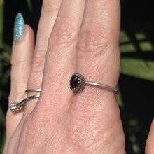 Load image into Gallery viewer, Garnet Stacker Ring - Size 8.5