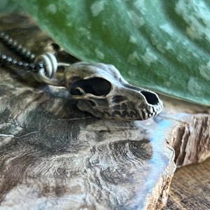 Wolf Skull Pendant