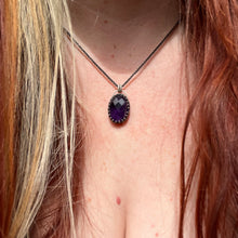 Load image into Gallery viewer, Rose Cut Amethyst Pendant