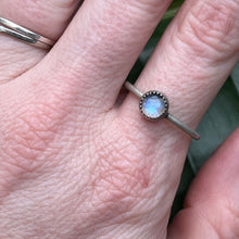 Load image into Gallery viewer, Moonstone Stacker Ring - Size 10