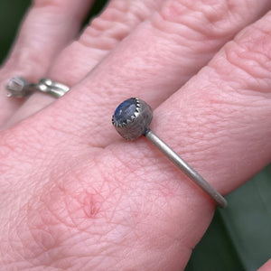 Moonstone Stacker Ring - Size 10