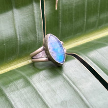Load image into Gallery viewer, Marquise Moonstone Statement Ring - Size 8.75