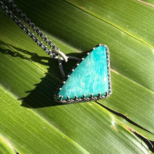 Load image into Gallery viewer, Amazonite Triangle Pendant