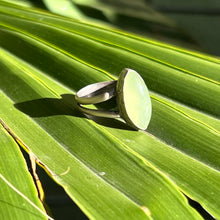 Load image into Gallery viewer, Prehnite Marquise Statement Ring - Size 8