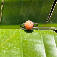 Load image into Gallery viewer, Sunstone Double Band Ring - Size 7