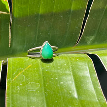 Load image into Gallery viewer, Chrysoprase Double Band Ring - Size 11.25