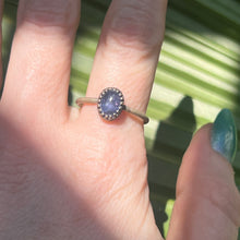 Load image into Gallery viewer, Tanzanite Stacker Ring - Size 9.25